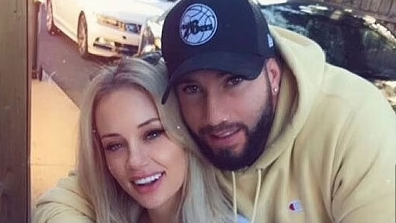 Jessika Power and Sam Abdulrahim when they were dating. Picture: Instagram.