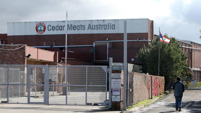 The Cedar Meats plant in Brooklyn, Melbourne. Picture: Stuart McEvoy