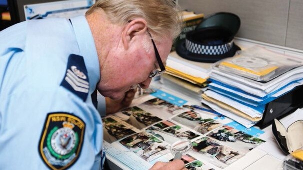 Senior Sergeant police officer Steve Horn at Parramatta offices.