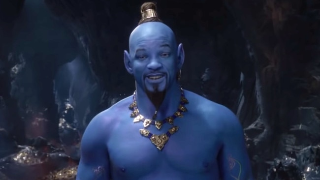 Will Smith stars as the Genie in the live-action remake of Disney's Aladdin, screening this week at the Majestic Theatre, Malanda.