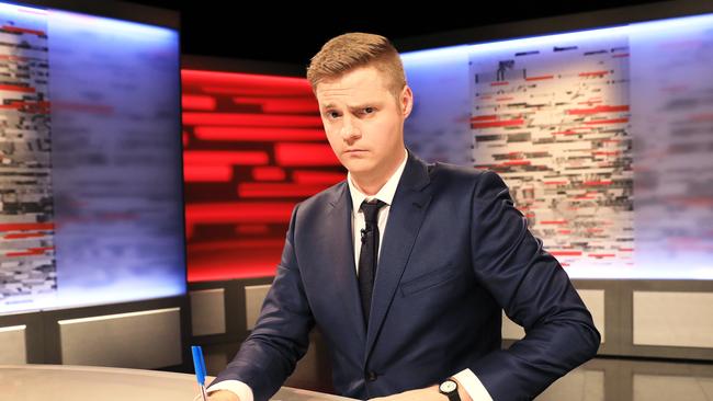 Tom Ballard, host of Tonightly on ABC Comedy