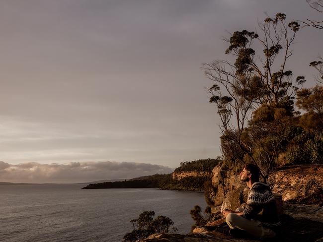 TasWeekend Travel Tas Sisters at Spring Beach. Picture: Supplied