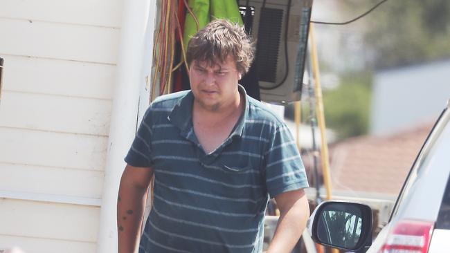 Jake Brown outside his Aberdare home charged with two counts of intentionally causing a fire. Picture: John Grainger