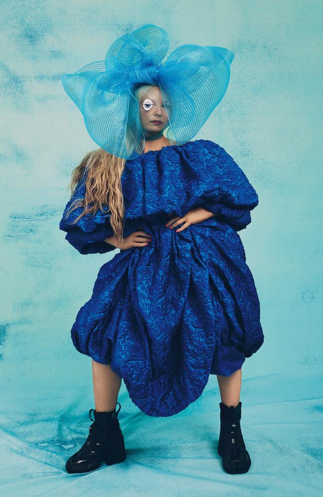 Sia photographed by Micaiah Carter, styled by Nicola Formichetti, Vogue Australia, October 2020.