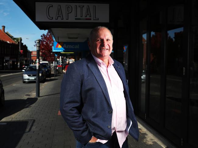 Marti Zucco on the North Hobart restaurant strip. Picture: NIKKI DAVIS-JONES