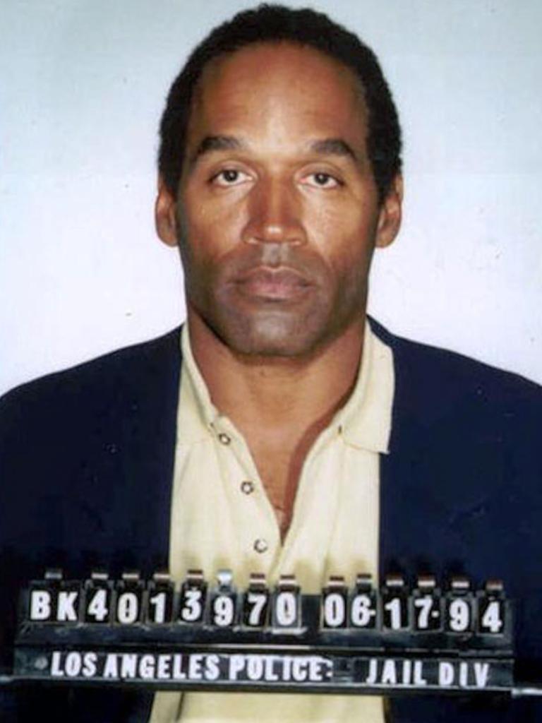 OJ Simpson’s police mugshot.