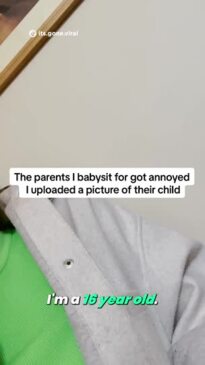 babysitter uploads photo of child she’s looking after and doesn’t see why parents go nuts