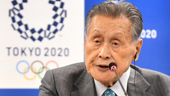 Tokyo 2020 president Yoshiro Mori risks sparking a sexism storm. (Photo by Kazuhiro NOGI / AFP)