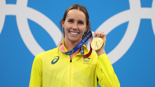 Emma McKeon won four gold medals at the Tokyo Olympics. Picture: Al Bello/Getty Images