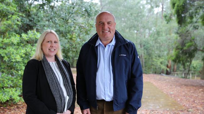 Hills Shire Mayor Michelle Byrne and Baulkham Hills state Liberal MP David Elliott are fighting to protect the Cumberland State Forest.