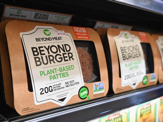 Beyond Meat has been hammered by investors. Picture: Angela Weiss/AFP