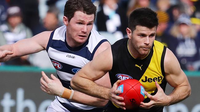 Can Trent Cotchin’s tipping translate on the field on Friday night? Picture: Michael Klein