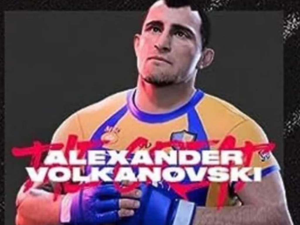 Alex Volkanovski donning the Warilla Gorillas jersey in the latest UFC game.