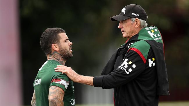 Wayne Bennett wanted Adam Reynolds to finish his career at Souths. Picture: Phil Hillyard