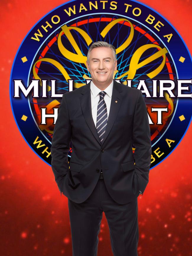 Eddie McGuire hosts Nine’s Millionaire Hot Seat.