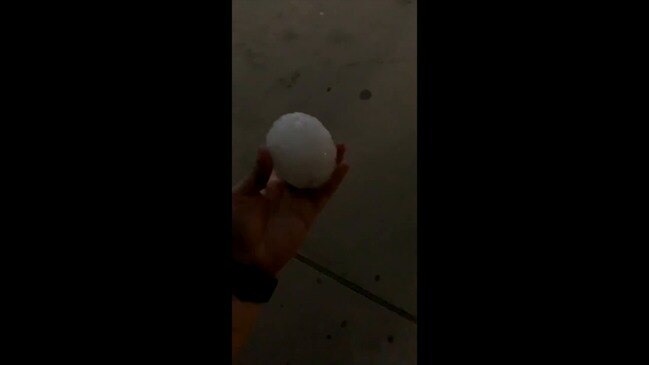 ‘Gigantic’ Hailstones Pound Del Rio, Texas | Herald Sun