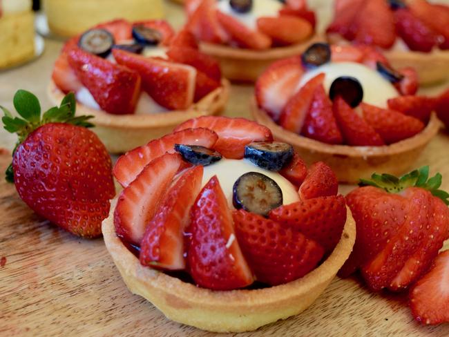 Strawberry cheesecake tarts. Picture: Jenifer Jagielski