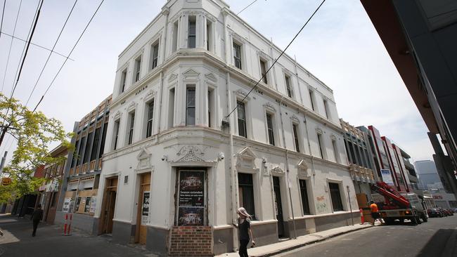 The rebuild of the Albion Hotel in South Melbourne. Picture: Michael Klein