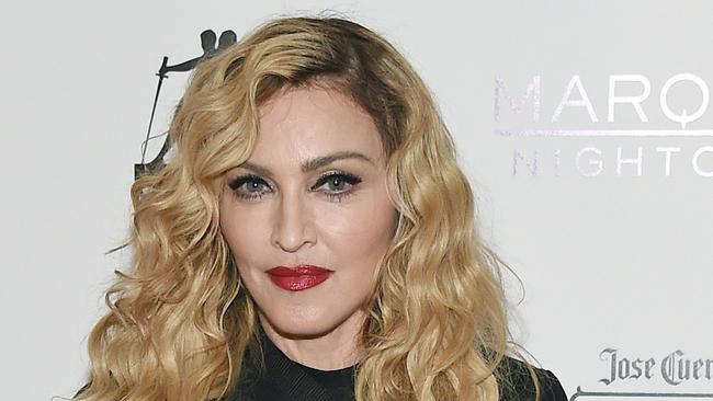 LAS VEGAS, NV - OCTOBER 25: Singer Madonna arrives at the Marquee Nightclub at The Cosmopolitan of Las Vegas to host an after party for her Rebel Heart Tour concert stop on October 25, 2015 in Las Vegas, Nevada. (Photo by Ethan Miller/Getty Images for ABA)