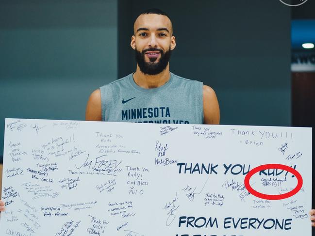 Detail in Gobert image sparks backlash