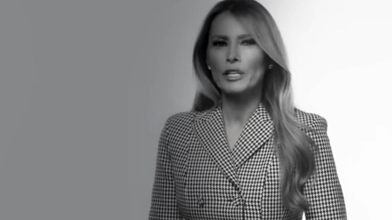 Another still from one of Mrs Trump’s promotional videos.