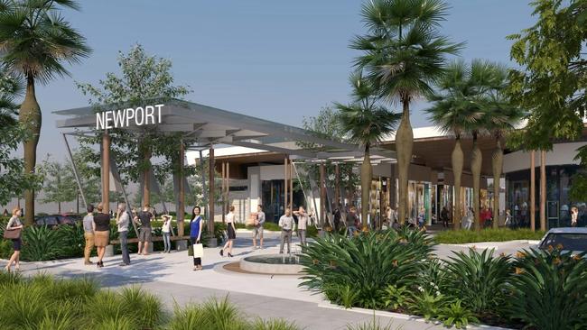 Work on a $30 million retail hub at Newport will start next year. IMAGE: PDONLINE