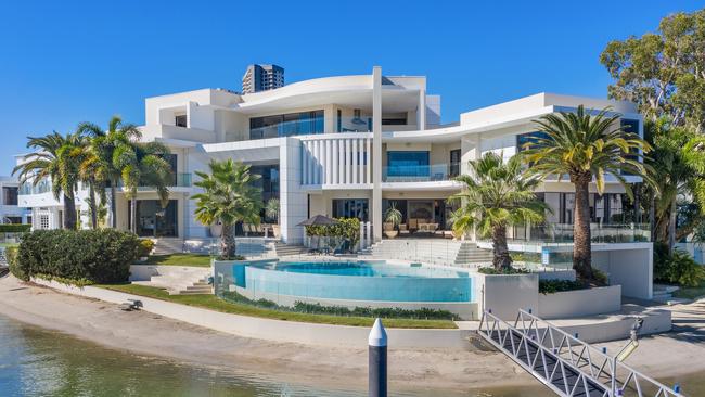 This property at 30 Seafarer Court, Paradise Waters, sold for $11 million.