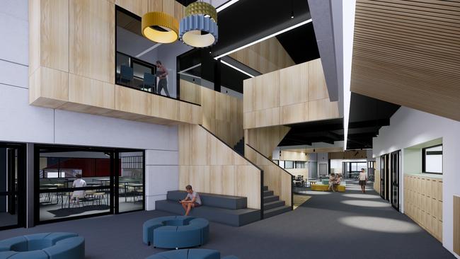 Artist impression of Brighton Secondary School upgrade.