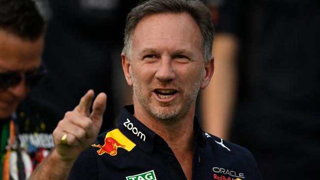 Christian Horner has complained about the leaking of the fact that his team had cheated. Picture: AFP