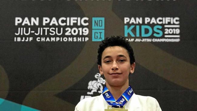 CHAMPION: Chilli Harel won Gold at the Brazilian Jiu-Jitsu Pan Pacific Championship for the 4th year in a row. Picture: Contributed