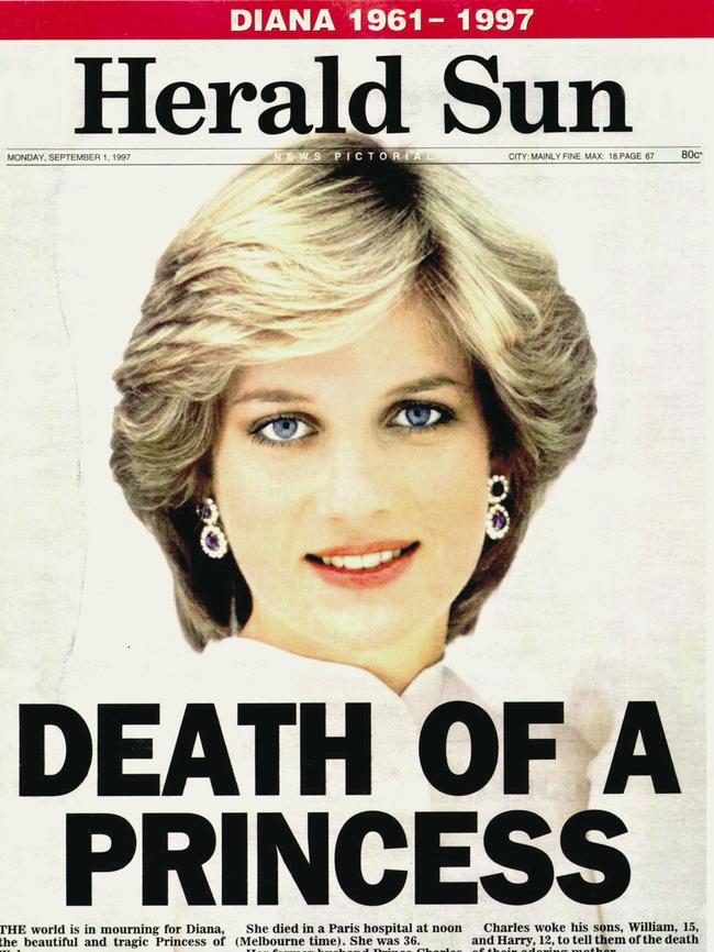 September 1, 1997 – The death of Princess Diana in a high-speed car crash in a Paris tunnel sparked an outpouring of grief.