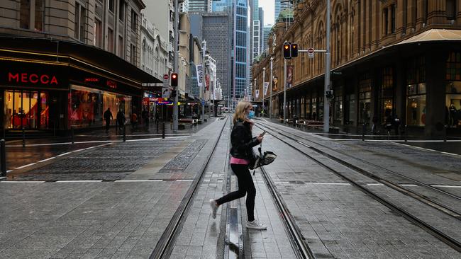 Sydney is almost empty due to the 14-day lockdown. Picture: NCA NewsWire / Gaye Gerard