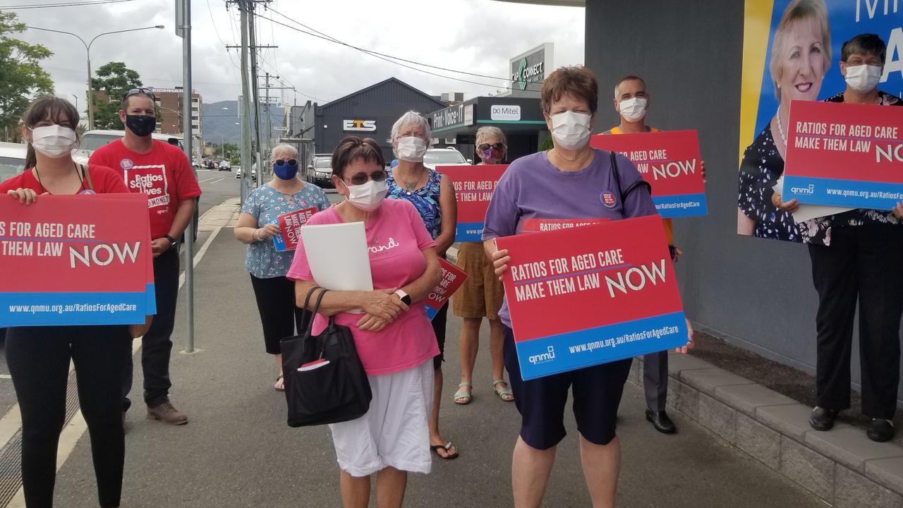 Union rally held in Rocky in wake of aged care Royal Commission | The Courier Mail