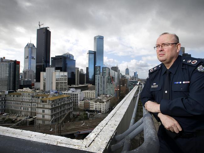 Victoria Police Chief Commissioner Graham Ashton. Picture: David Caird