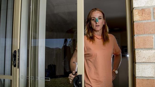 A strange, foul smell is bothering residents, including resident Rebekah Radley, on the northern Gold Coast, around Ormeau. Picture: Jerad Williams