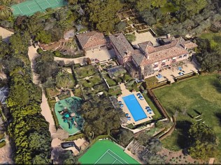 Prince Harry and Meghan Markle own a sprawling Montecito estate. Picture: Google Maps.