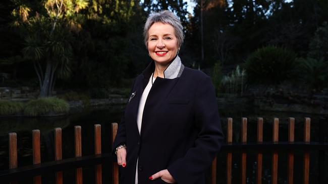 Speaker Sue Hickey at the Royal Tasmanian Botanical Gardens. Picture: Zak Simmonds