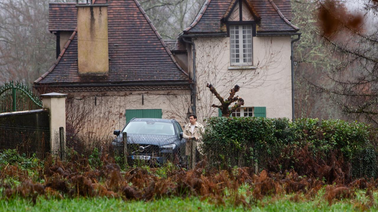 The five-bedroom chateau in Lunas, France that Brittany Higgins and David Sharaz now call home. Picture: Matthieu Rondel