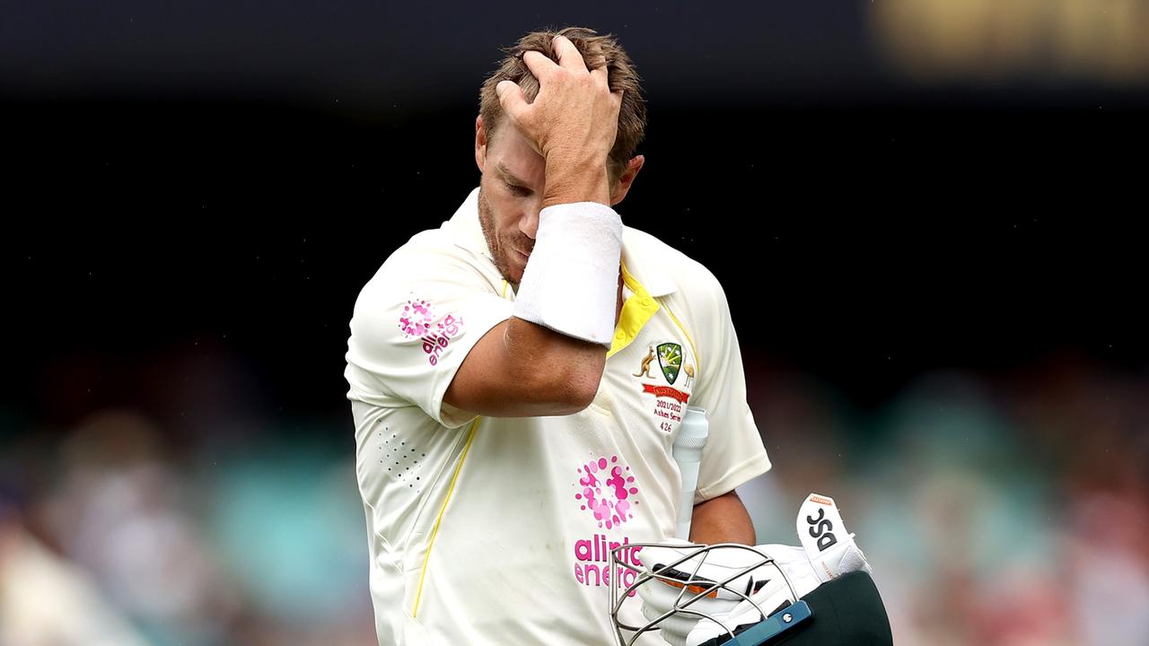 David Warner avoided facing Broad in Brisbane and Melbourne. Picture: Mark Kolbe/Getty