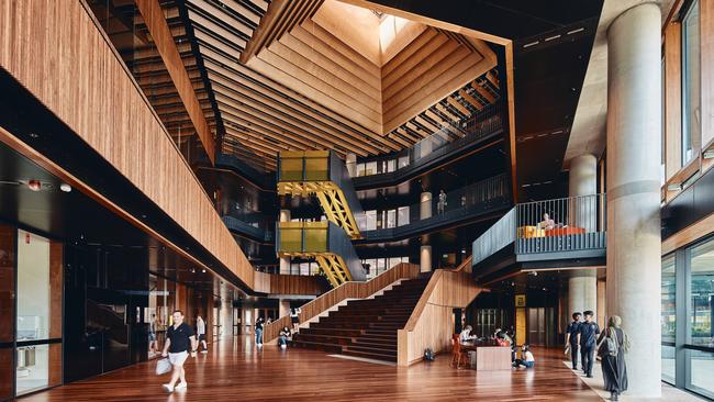 JCU's Engineering and Innovation precinct has won the AIA NQ Award building of the year.