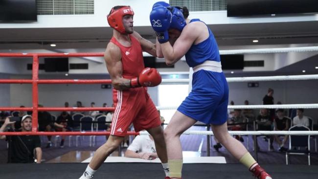 Jaaden Abraham in the ring. Picture: Instagram/jaadenabraham