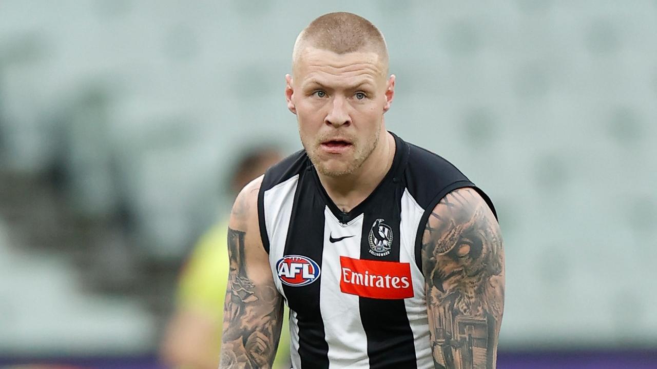 Jordan De Goey. Photo by Michael Willson/AFL Photos via Getty Images.