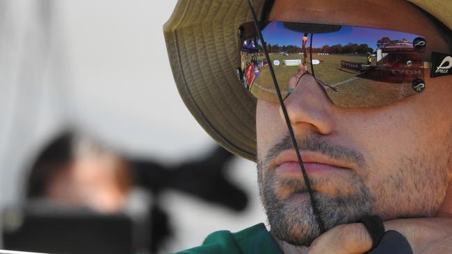 Barnes competing at the Australian Open at Victor Harbor. Picture: Neil Barkway