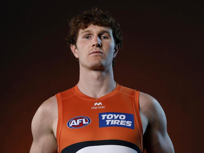 The 24-year-old has always felt responsibility on his shoulders, but even more so given he now has the keys to the Giants’ midfield. Picture: Phil Hillyard