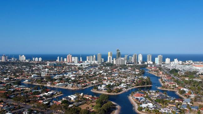 A Broadbeach Waters villa could sell for nearly $14 million. Photo: Chris Bashall