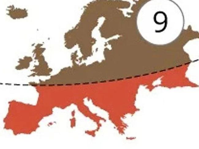 Map of Europe's sexual repression