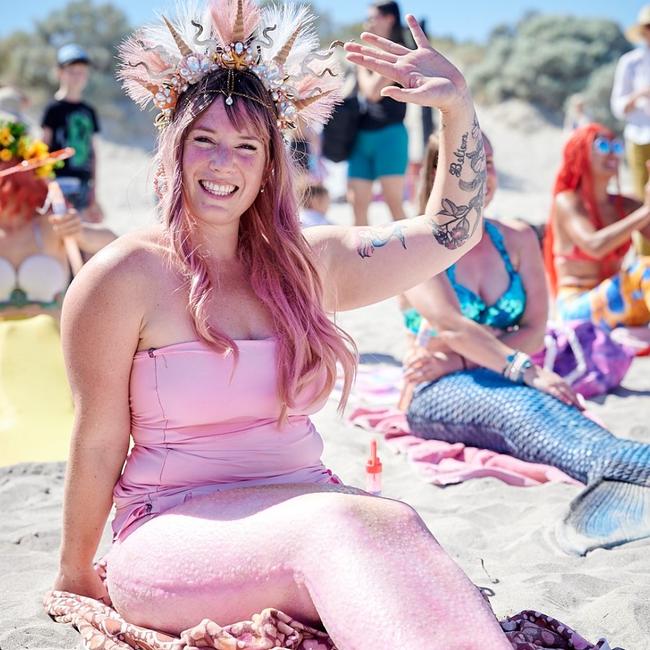 Up to 100 merfolk were expected to participate at Saturday’s event. Picture: Supplied