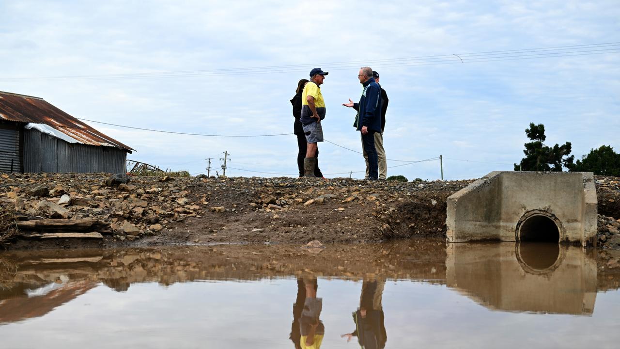 Flood-ravaged communities faced a lengthy clean-up. Picture: Dean Lewins/ NewsWire