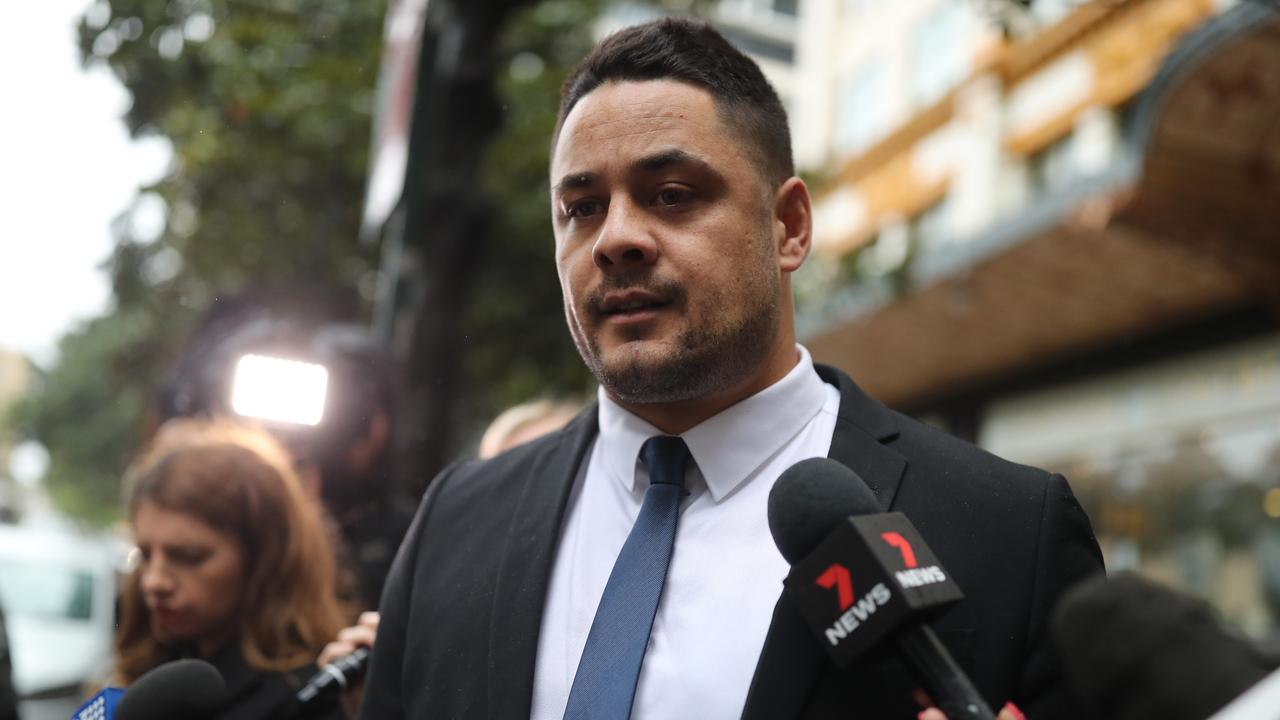 Former NRL star Jarryd Hayne was convicted of sexual assault. Picture: NCA NewsWire/Christian Gilles