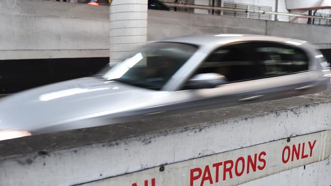 The basement level carparks are intended to be used only for commuters. Picture: Steve Tanner